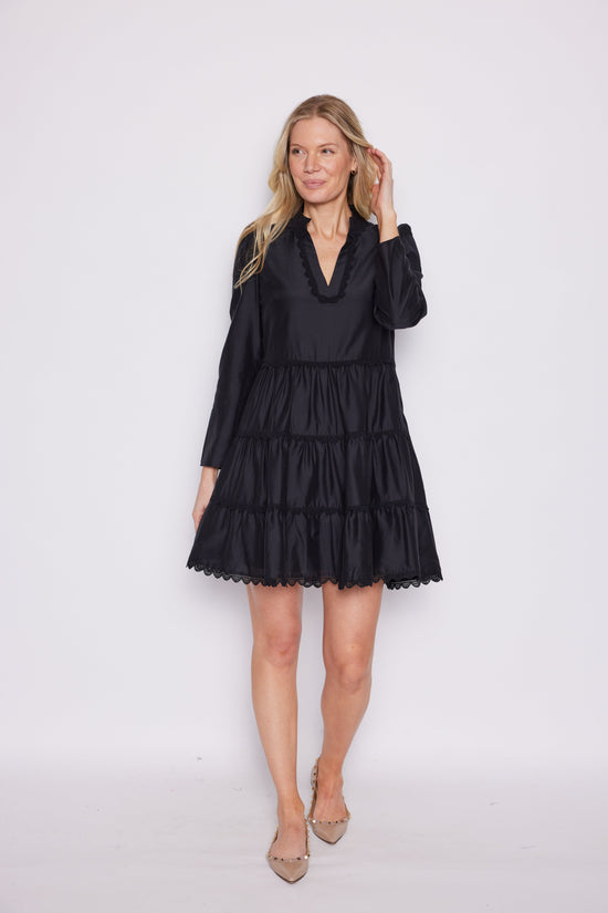 Sail to Sable Fit and Flare Tunic Dress Black