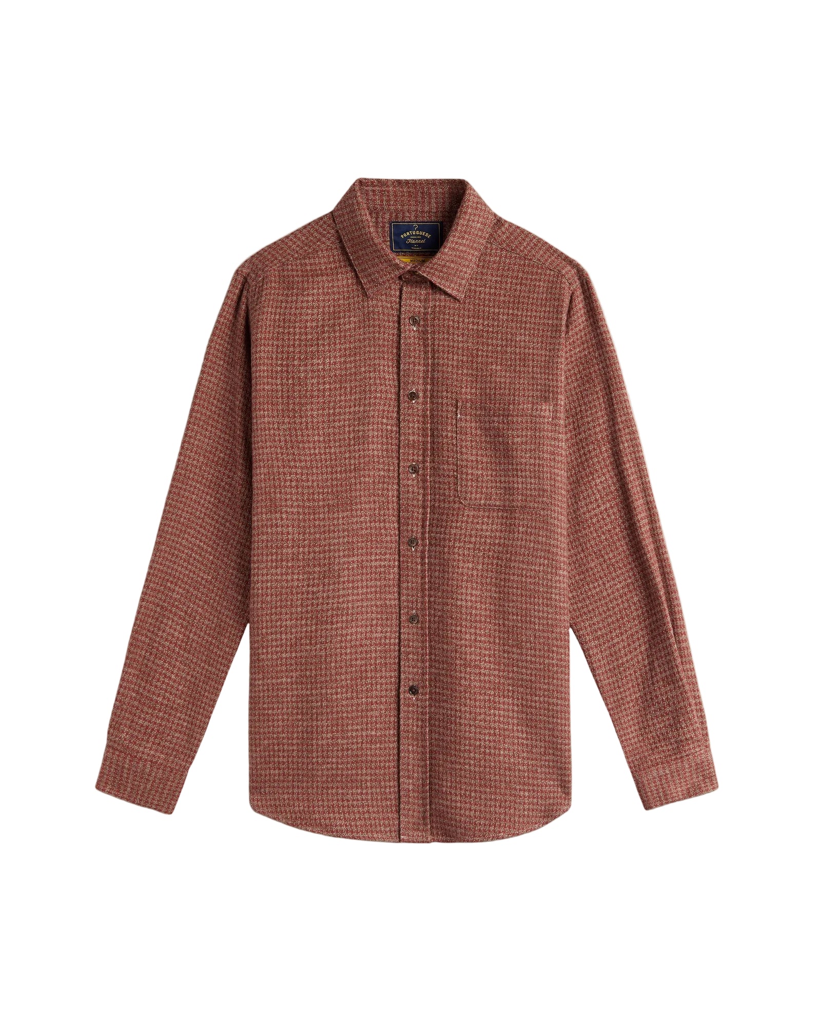 Portuguese Flannel - Abstract Pied Poule - Clay