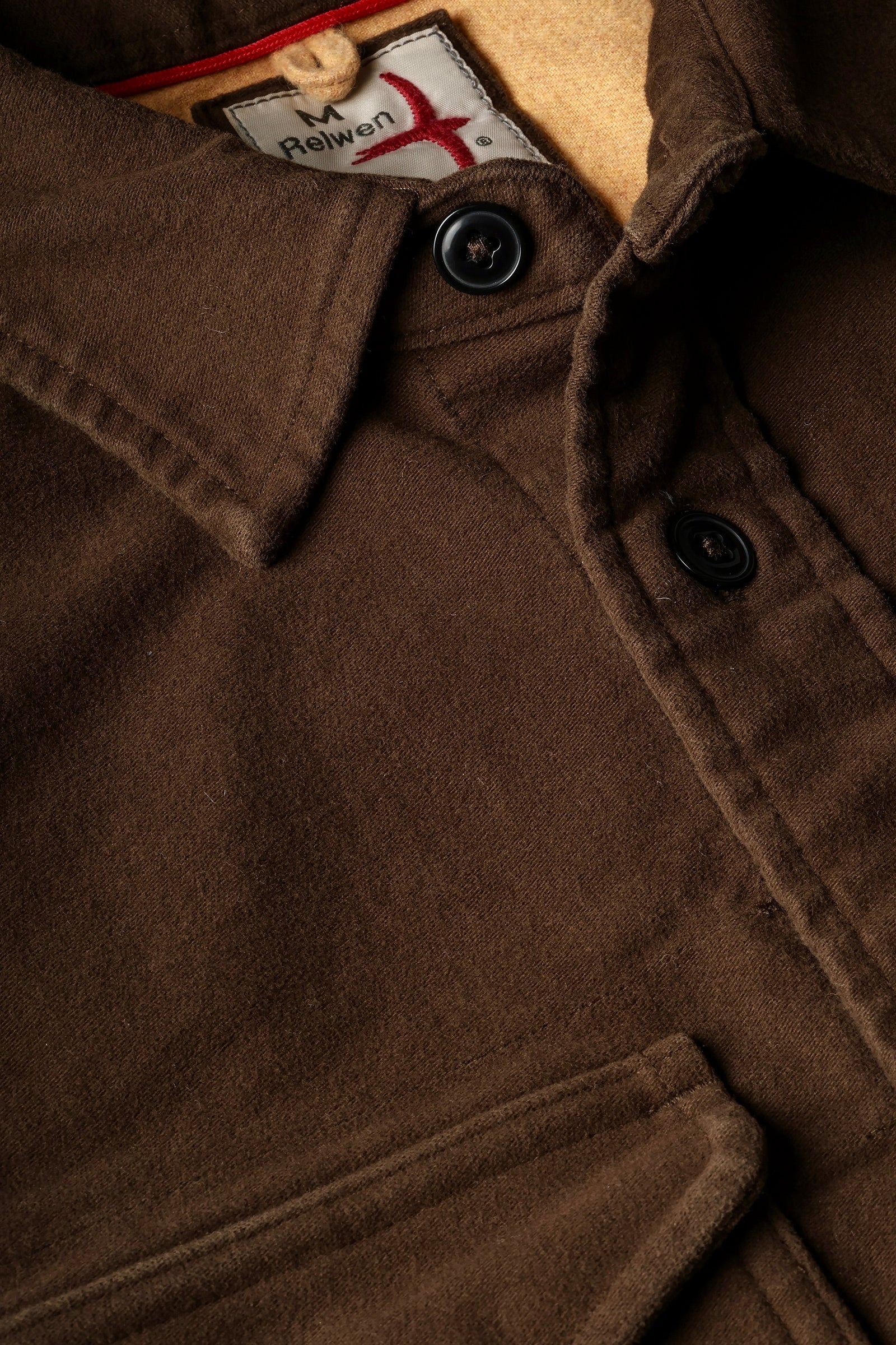 Relwen Utility Workshirt Coffee Moleskin