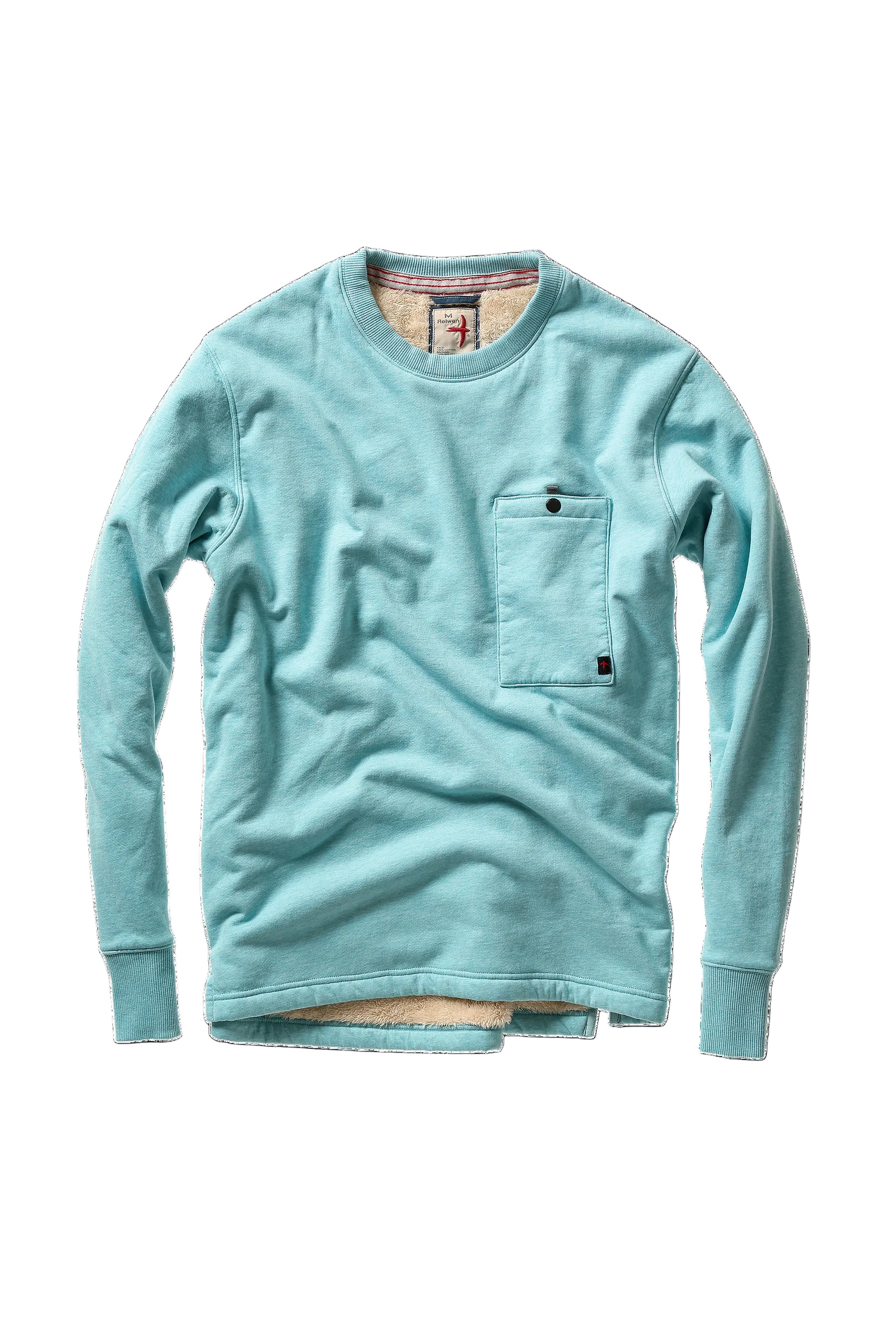 Relwen - Superfleece Crew - Ocean Hthr