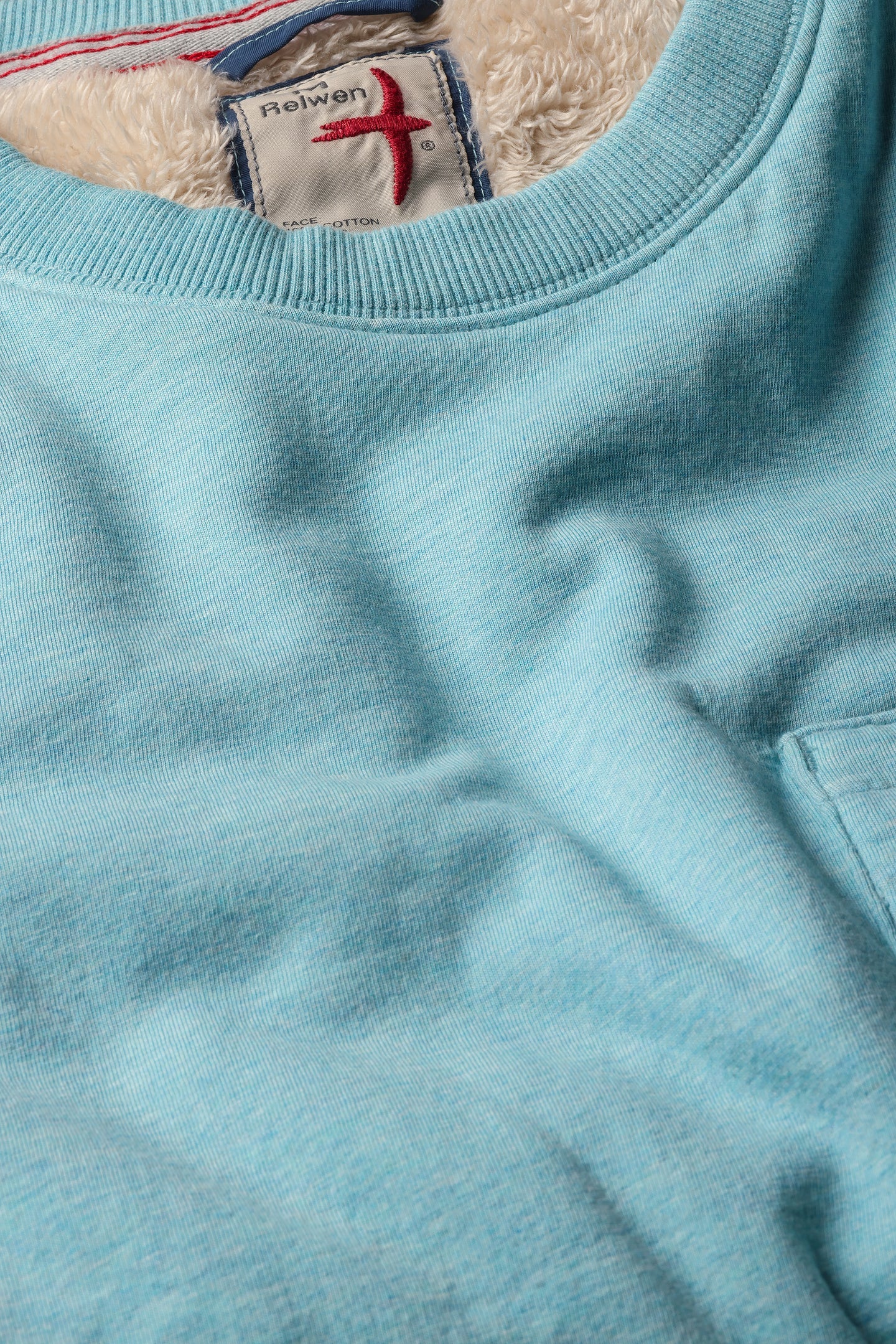 Relwen - Superfleece Crew - Ocean Hthr