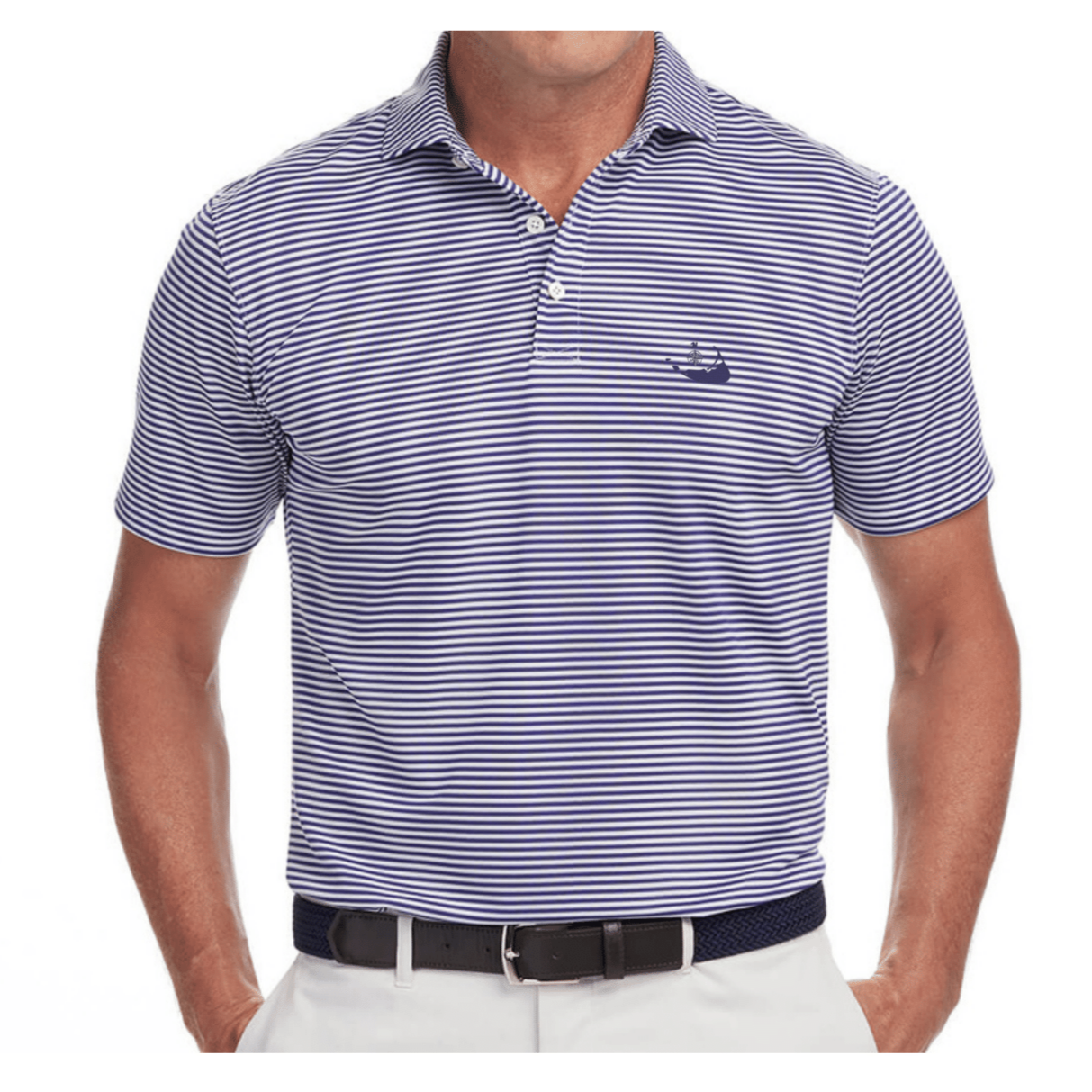 Holderness and Bourne Maxwell Shirt with Nantucket Island Logo