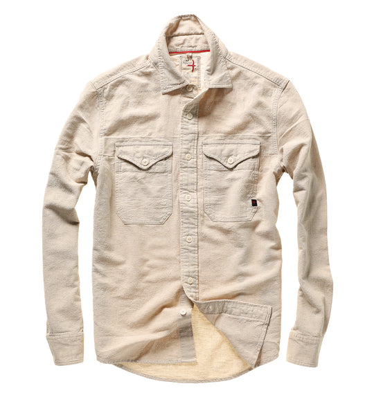 Relwen Linen Workshirt - NATURAL