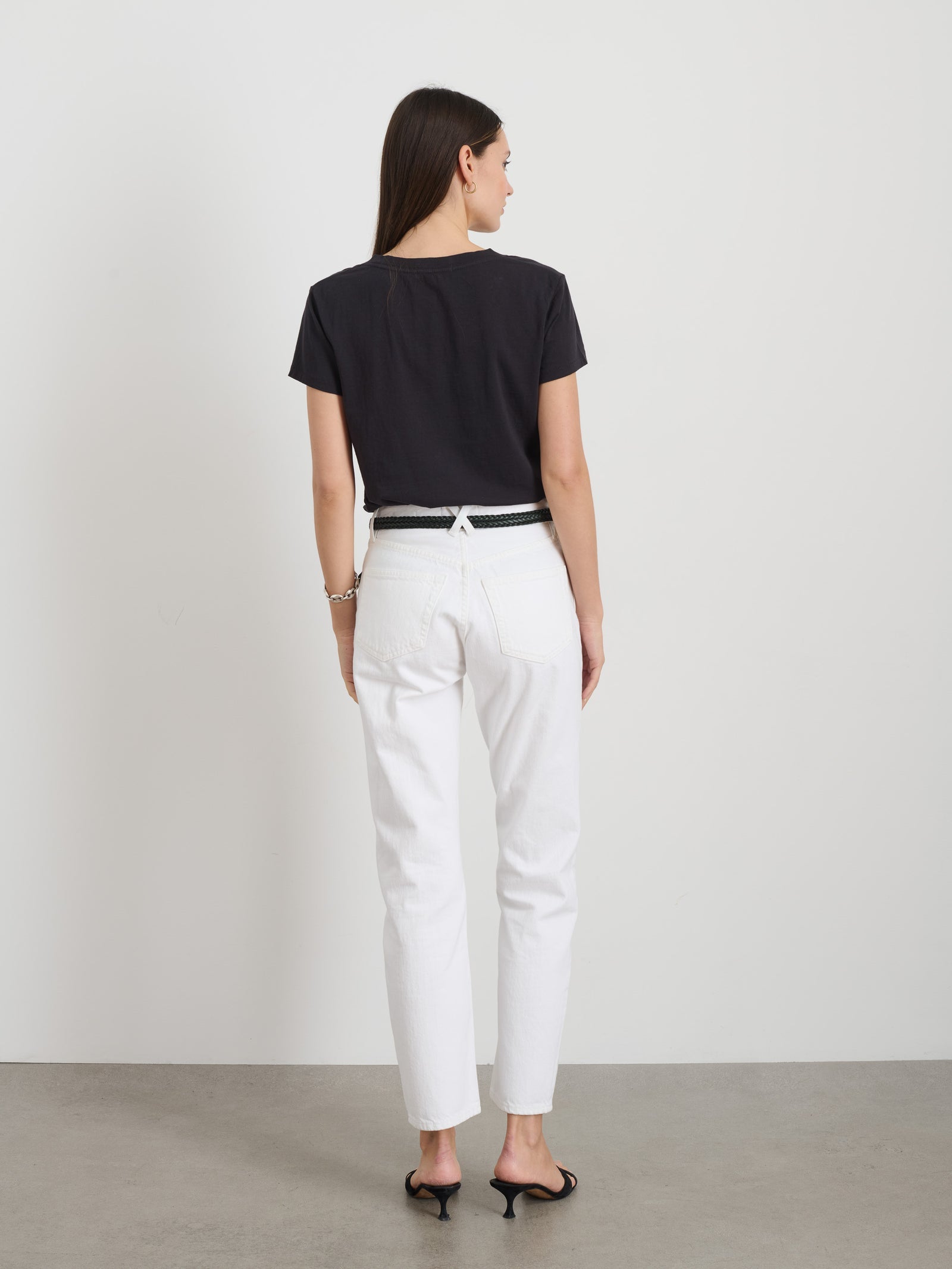 Alex Mill - Jane Mid Rise Straight Jean - Shiro White