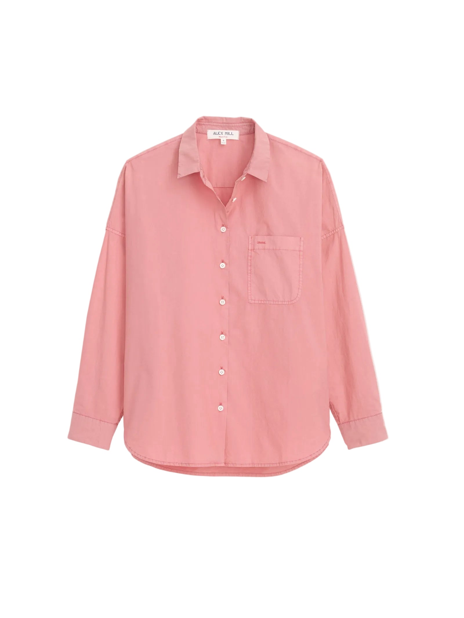 Alex Mill - Jo Shirt in Cotton Poplin - Tulip