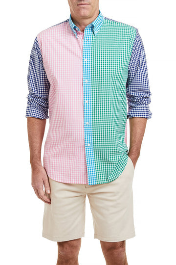 Castaway Chase Shirt Party Gingham Panel