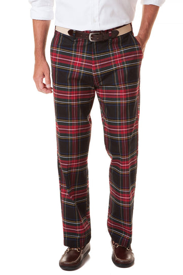 Castaway TARTAN HARBOR PANT - BLACK STEWART