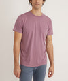 Marine Layer SIGNATURE CREW TEE-DUSTY ORCHID