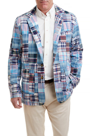 Castaway Seapoint Patch Madras Blazer