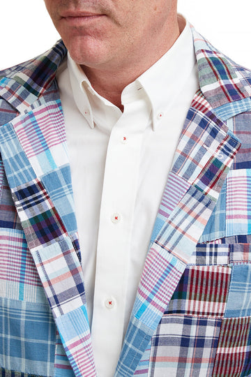 Castaway Seapoint Patch Madras Blazer