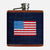 Smathers & Branson American Flag Needlepoint Flask