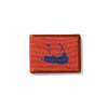 Smathers &amp; Branson Nantucket Island Needlepoint Bifold Wallet - Red