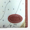 Nantucket Harbor Nautical Chart Wallet