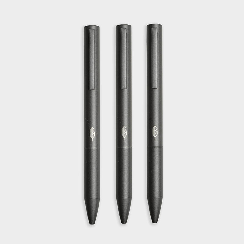 The Scribes The Quill - Gunmetal Grey - One (1) Pen