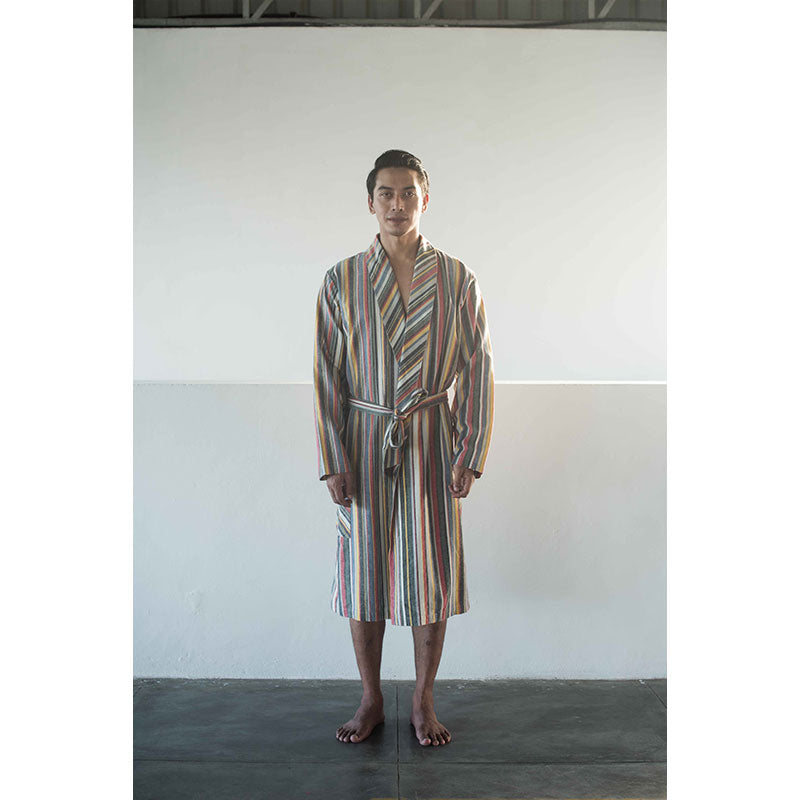 Original Madras Trading Co. - Madras Belted Robe