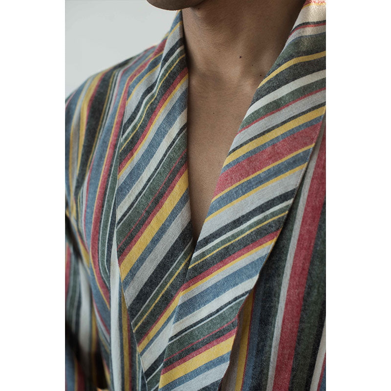 Original Madras Trading Co. - Madras Belted Robe