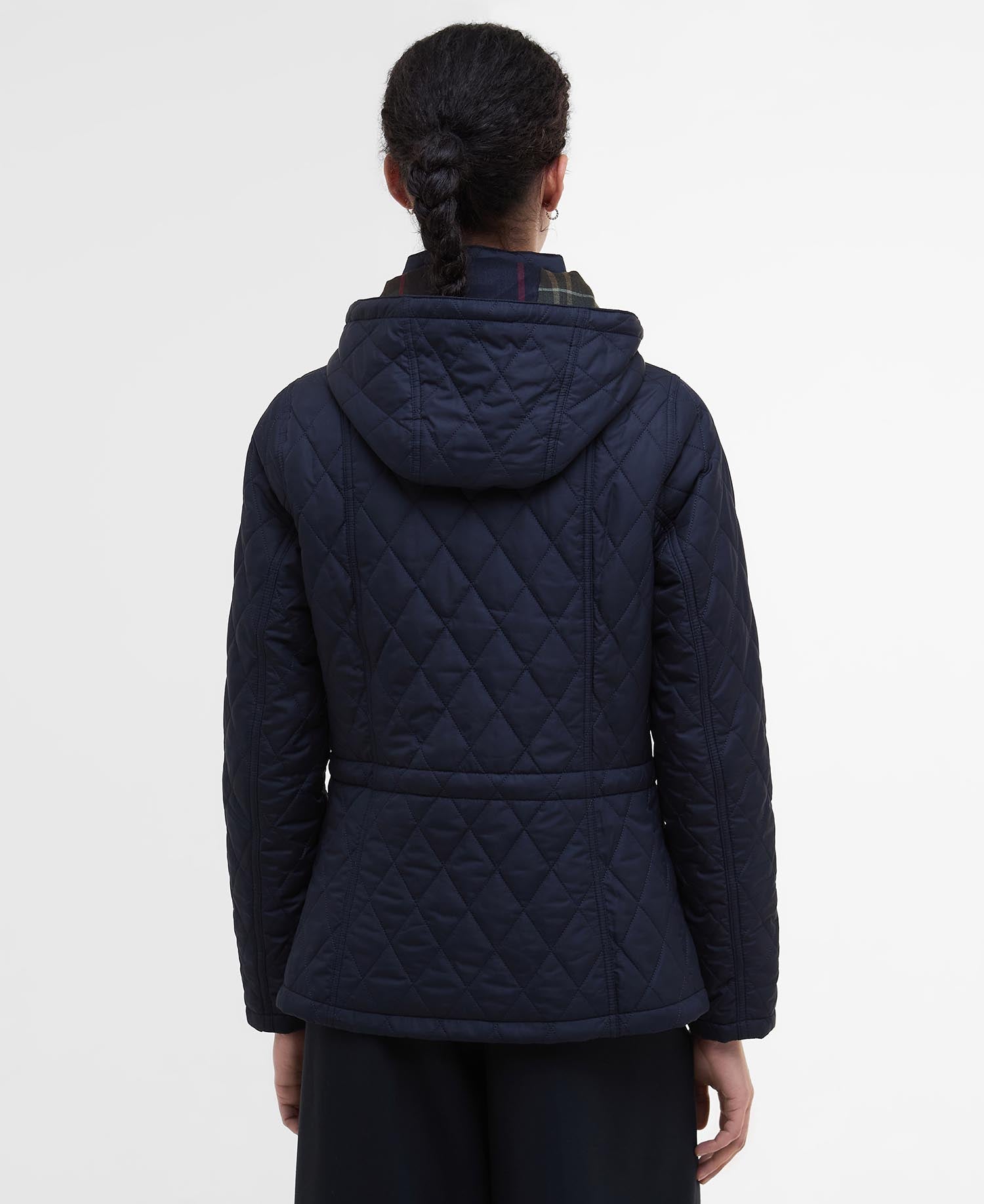 Barbour Millfire Quilted Jacket Navy