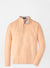 Peter Millar Stealth Performance Quarter-Zip in Orange Sorbet with Island Logo