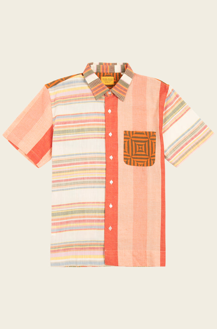 Original Madras Trading Company PANEL LAX Short SLeeve Shirt