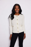 Sail To Sable Pocket Cardigan Ivory