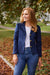 Sail To Sable Cord Blazer Navy