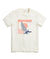 Marine Layer SS RECYCLED SPORT GRAPHIC TEE-WHITE