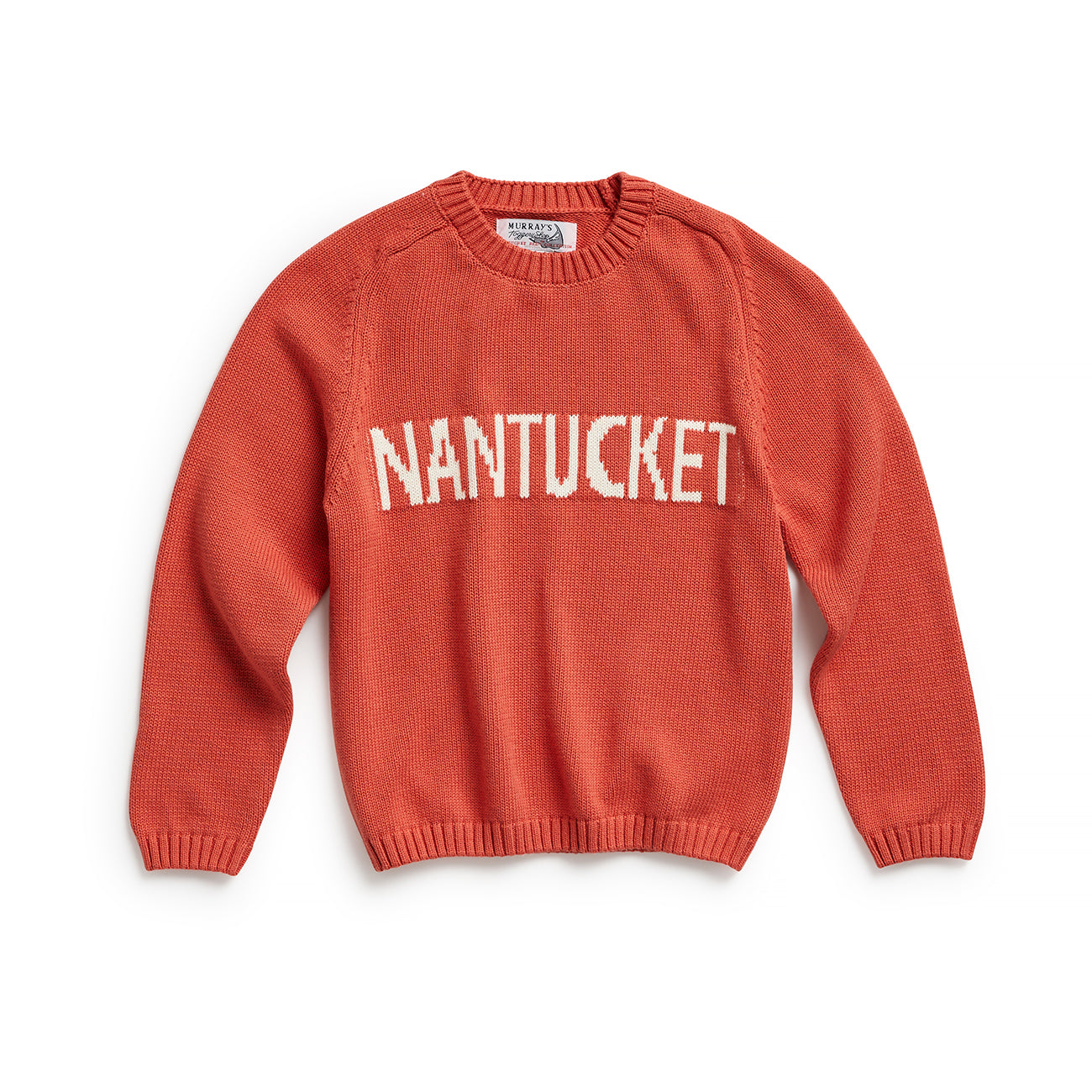 Kids Nantucket Red® Sweater With Nantucket Lettering On Chest