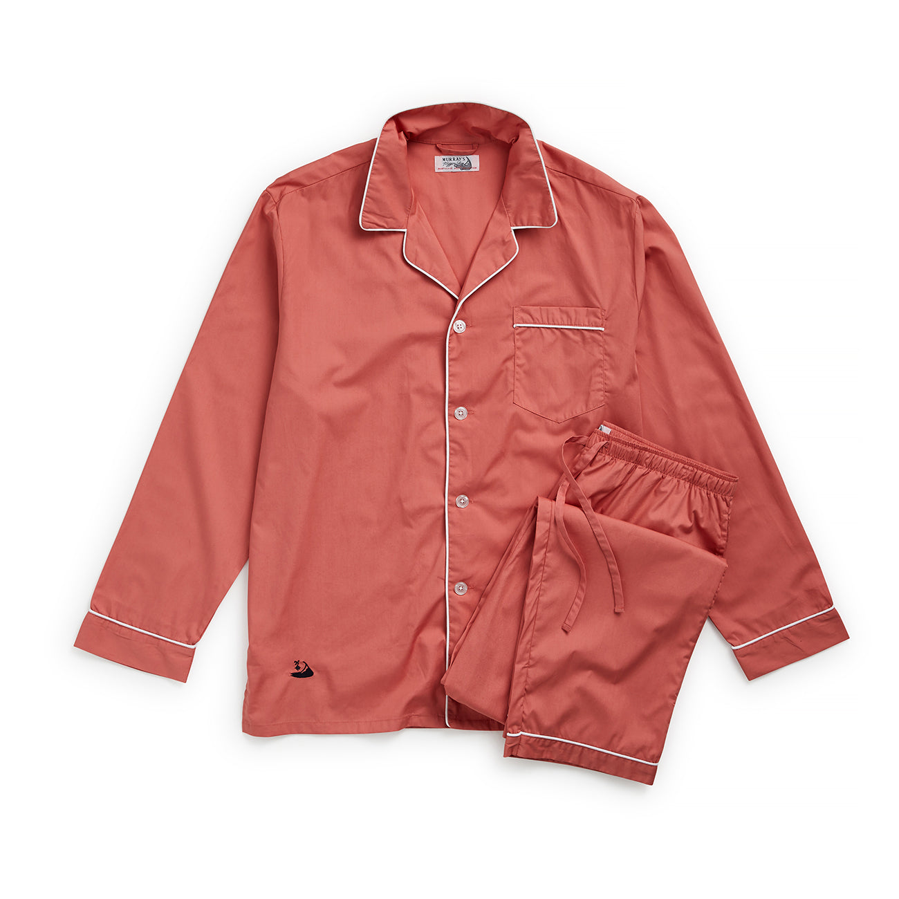 Mens Nantucket Red® 2-Piece Pajama Set With Island Logo