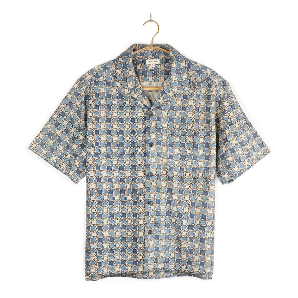 Umber & Ochre Khushi Camp Shirt - Indigo