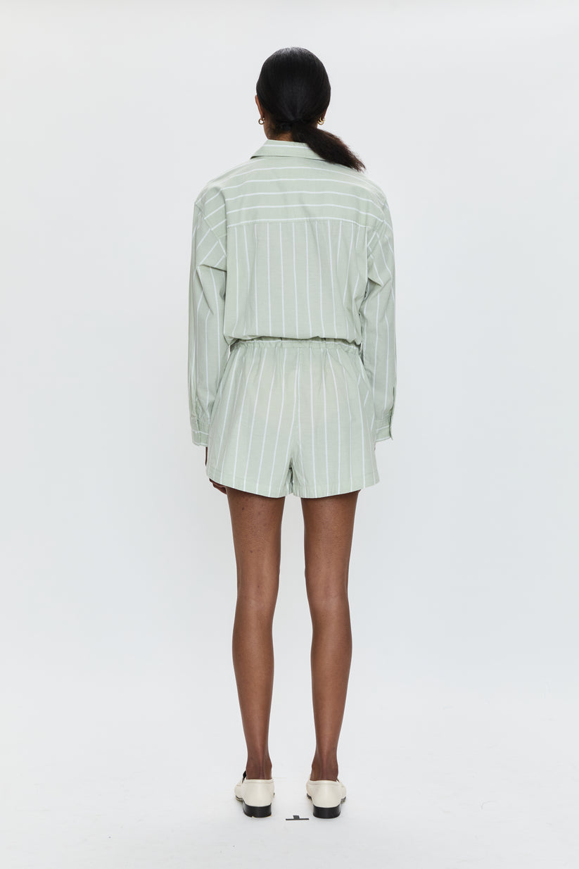 Pistola - Amelie Romper - Pistachio Stripe