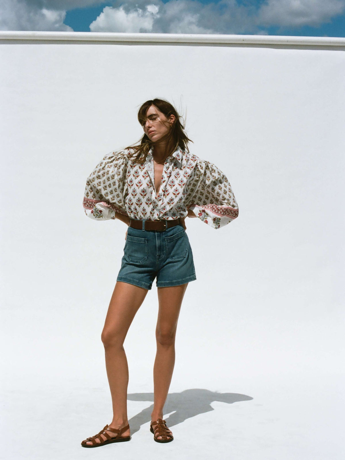 Faherty - Suki Blouse - Antique Bouquet