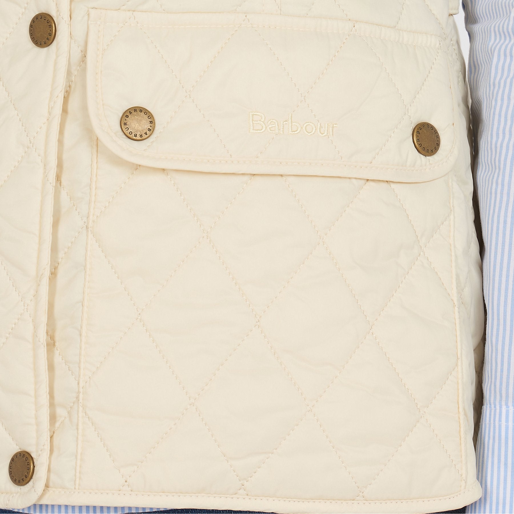 Barbour - Otterburn Quilt Gilet - Summer Pearl - Murray's Toggery Shop
