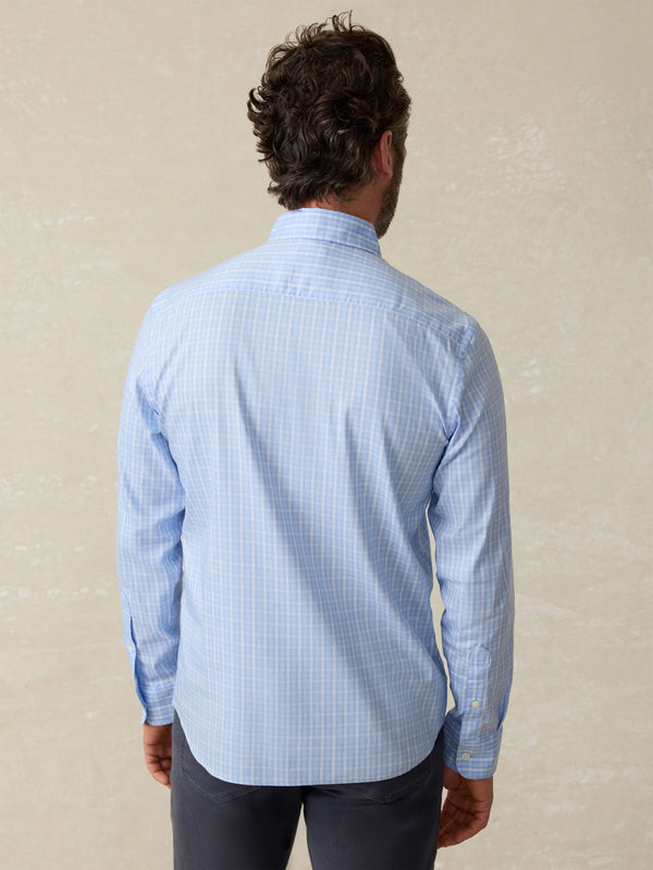 Faherty The Movement Shirt - Sky Shore Plaid