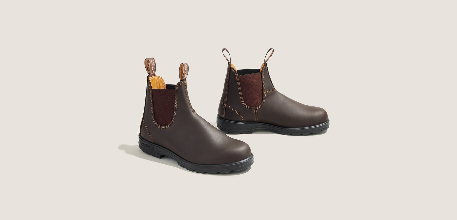 靴 Blundstone 550 WALNUT Walnut Brown Premium Leather Chelsea Boots, Women's Style