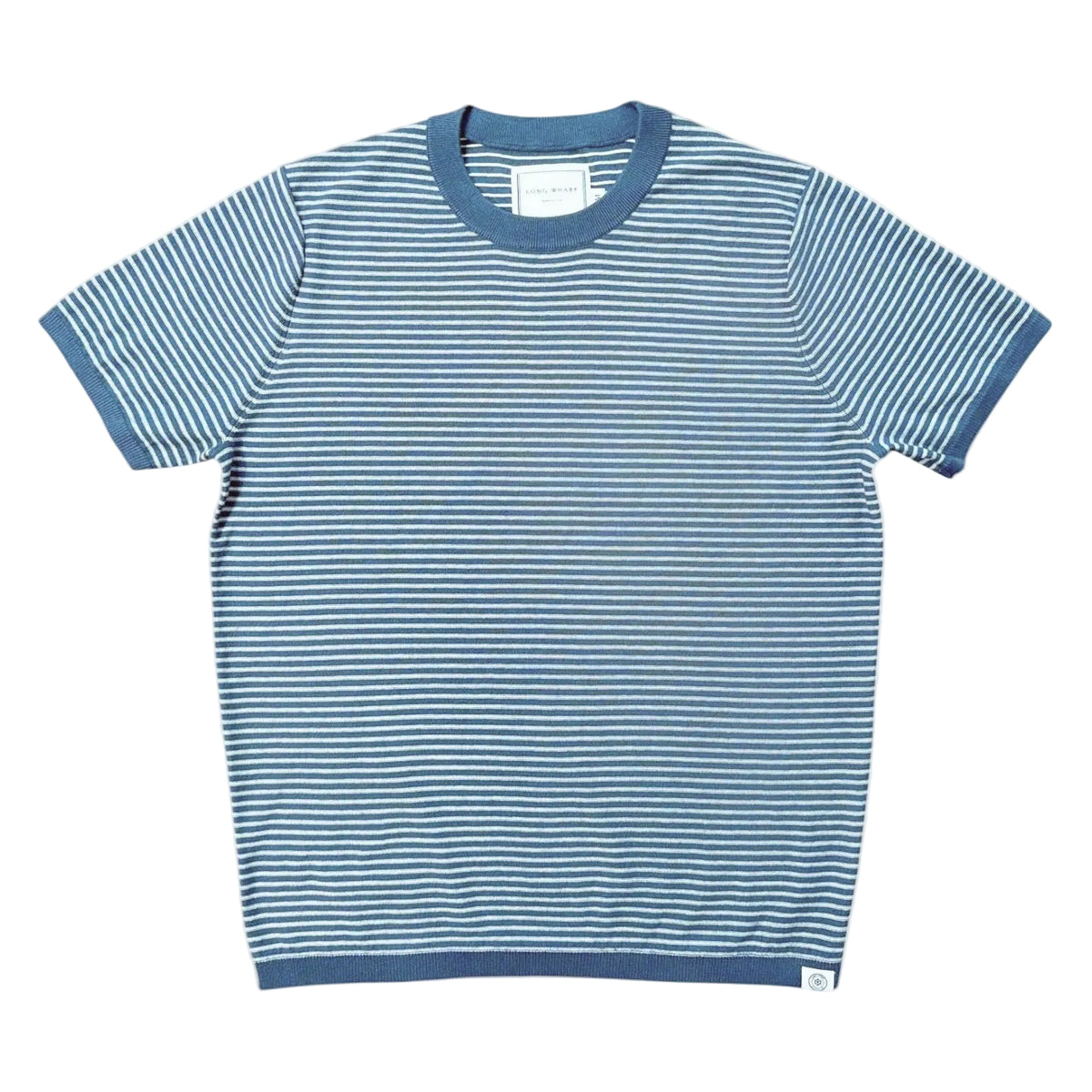 Long Wharf Supply Co - Seawell Beach Stripe Shirt - Marine