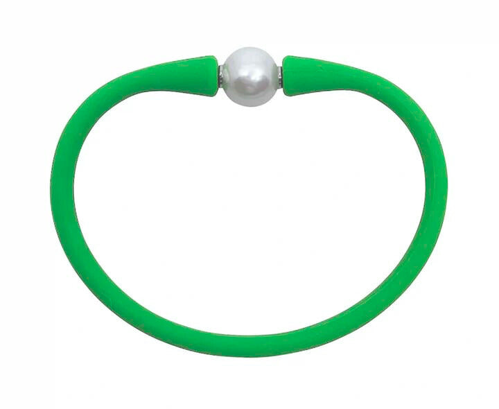 Maui Bracelet Freshwater Pearl Kelly Green-2-#34