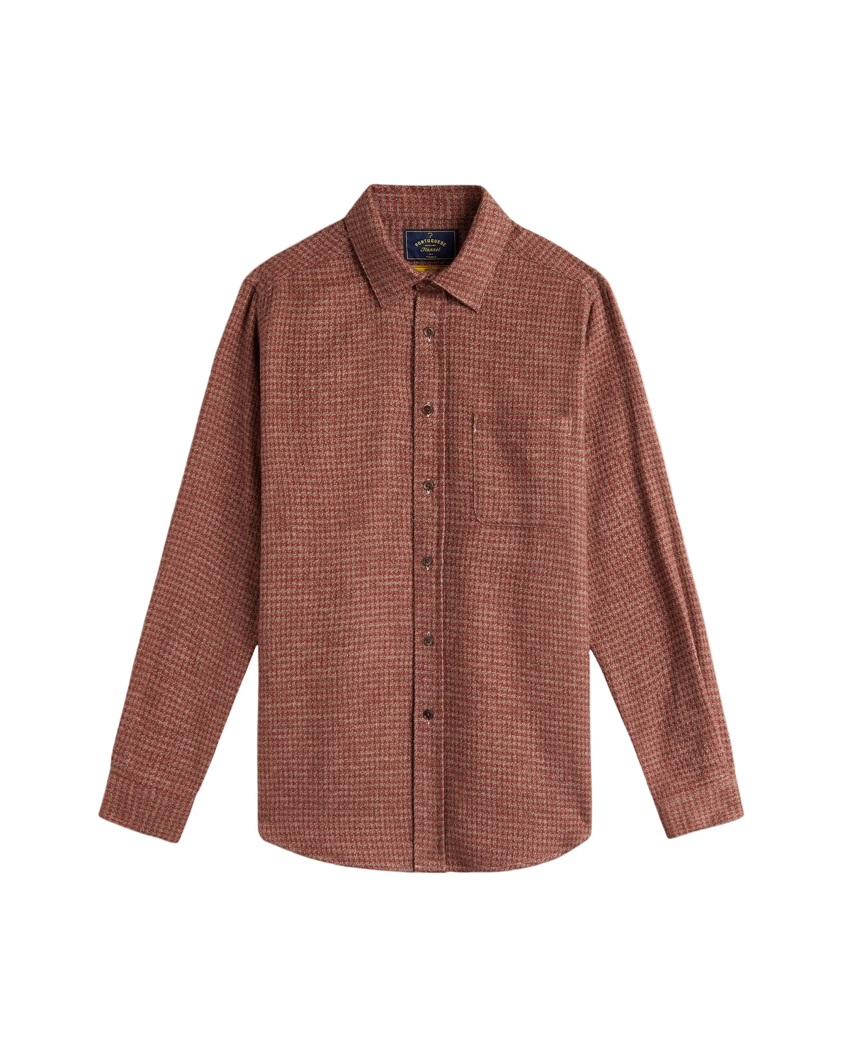 Portuguese Flannel - Abstract Pied Poule - Clay