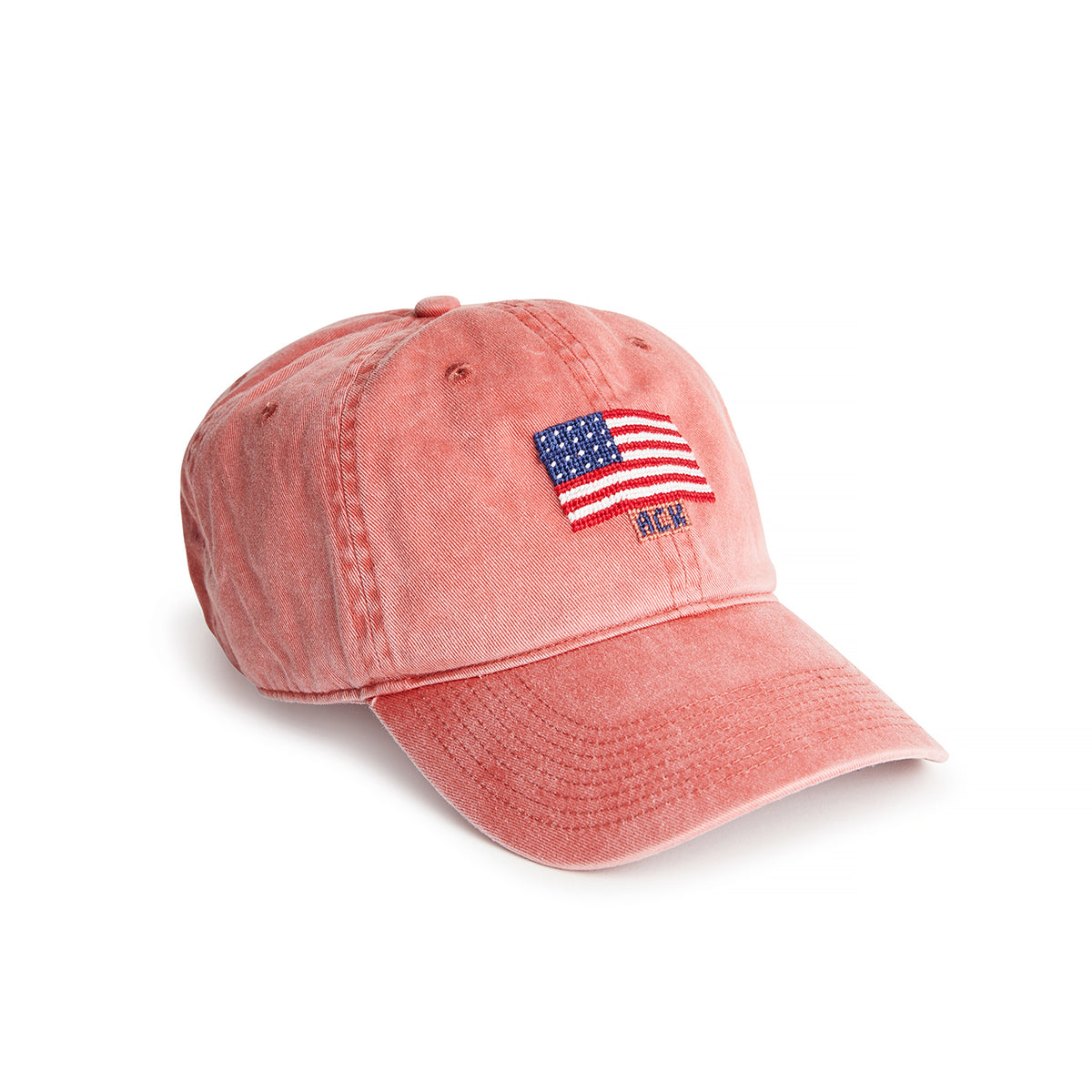 Smathers &amp; Branson American Flag ACK Nantucket Reds® Needlepoint Hat