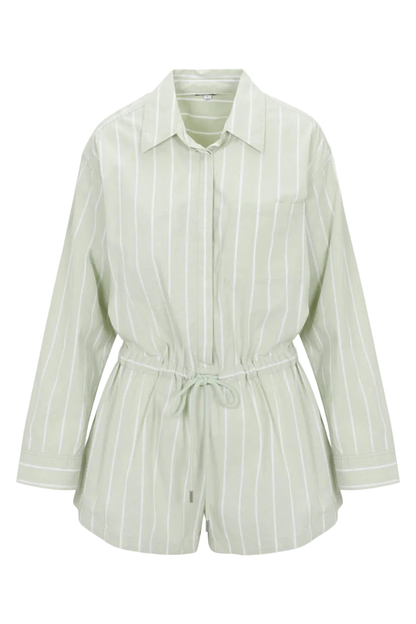 Pistola - Amelie Romper - Pistachio Stripe