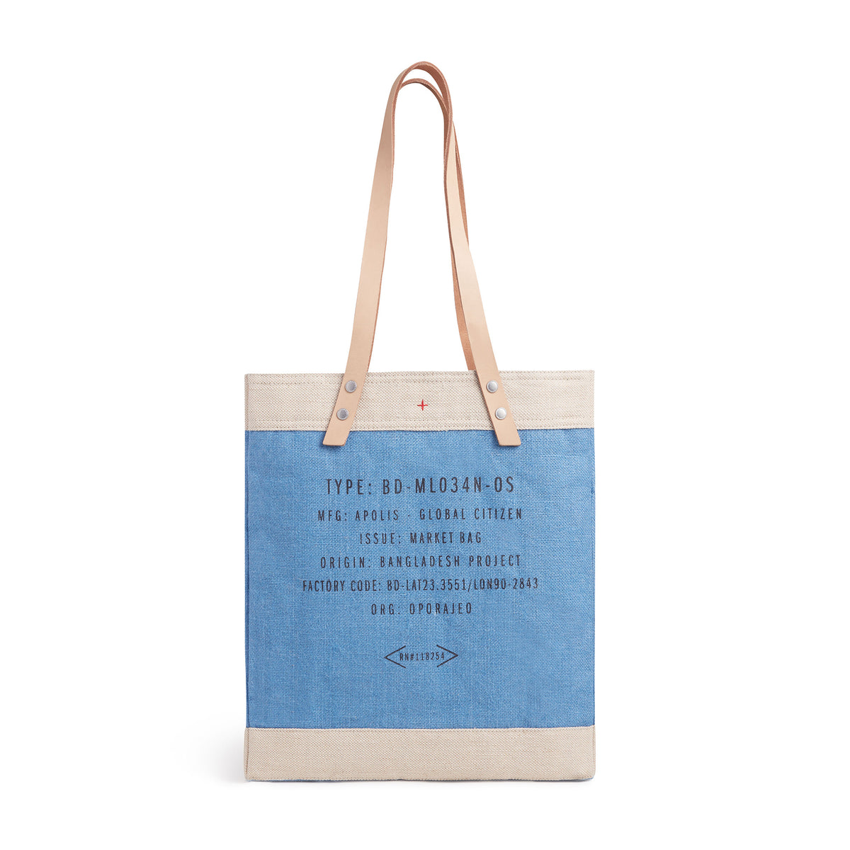 Apolis - Market Tote - Nantucket Massachusetts USA in Parisian Blue