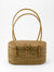 Hancock Baskets Bali Handbag with Leather Handles Natural
