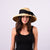 Peter Beaton Wauwinet Hat, Medium Brim - Leghorn Straw, Natural Underbrim