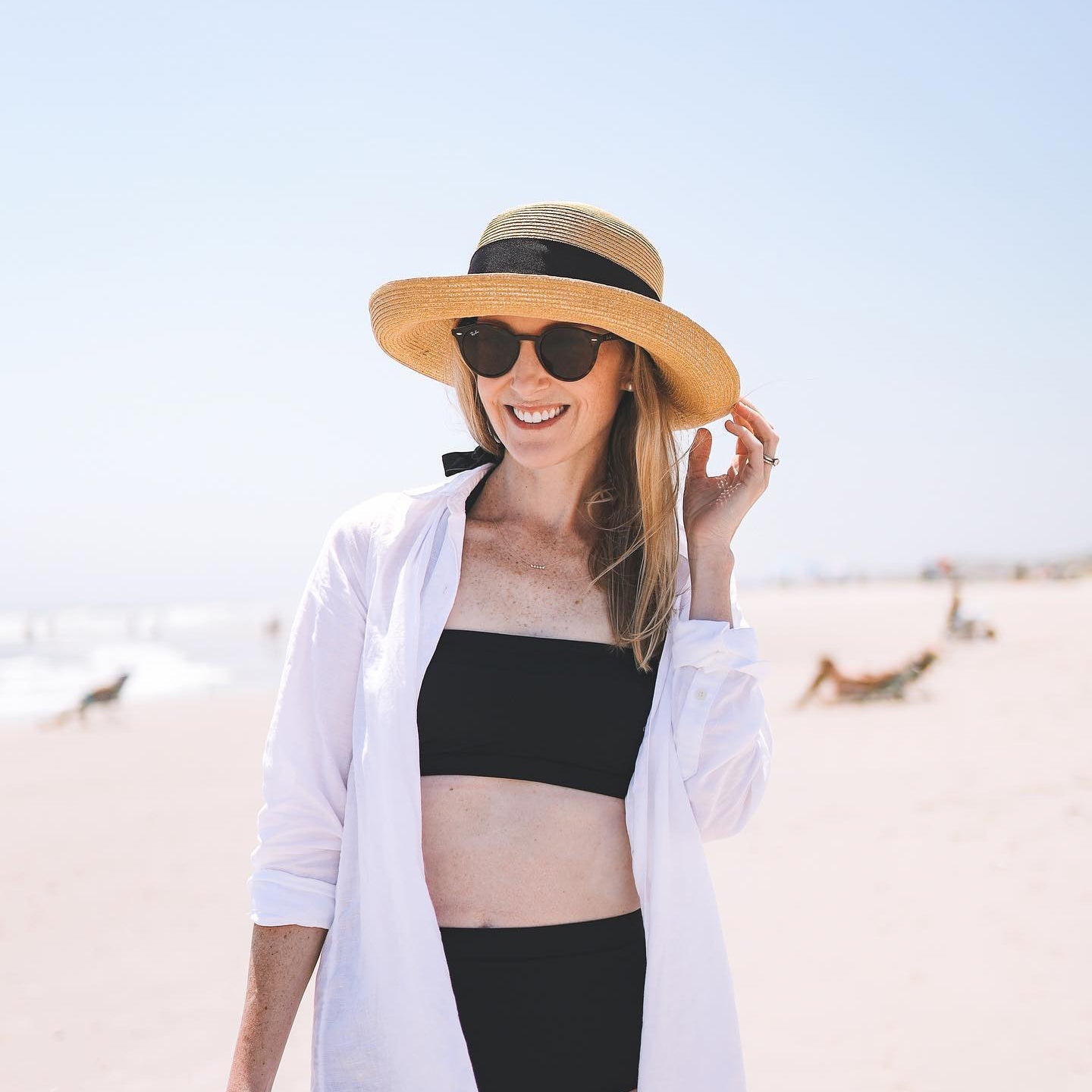 Peter Beaton Sconset Hat, Medium Brim - Packable Straw, Natural