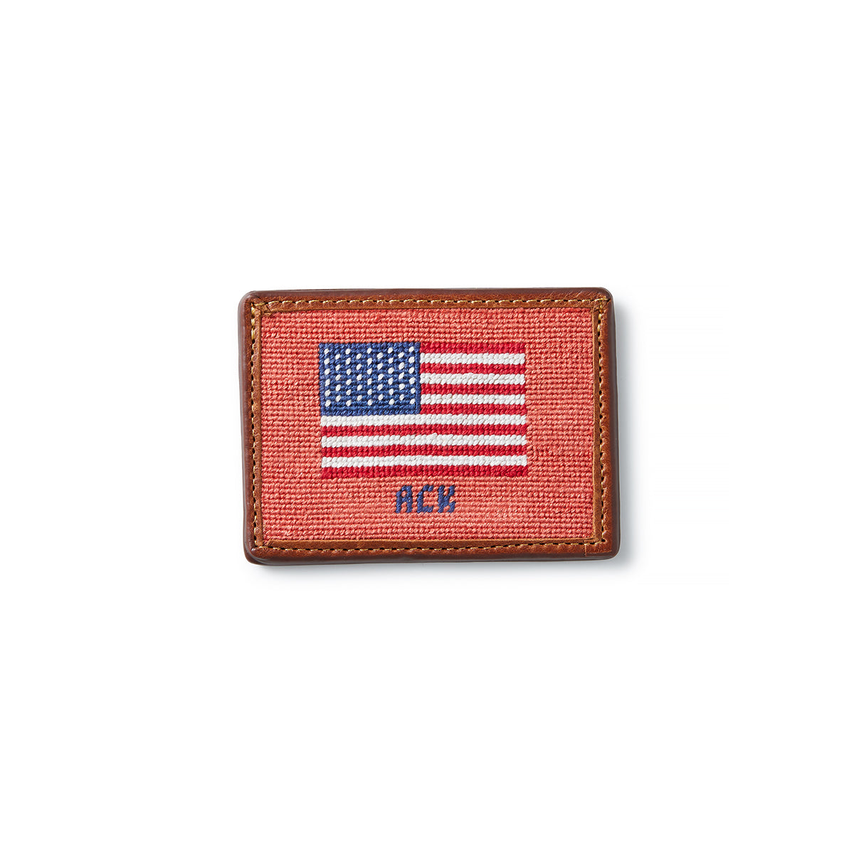 Smathers & Branson Nantucket Red Credit Card Wallet - American Flag ACK