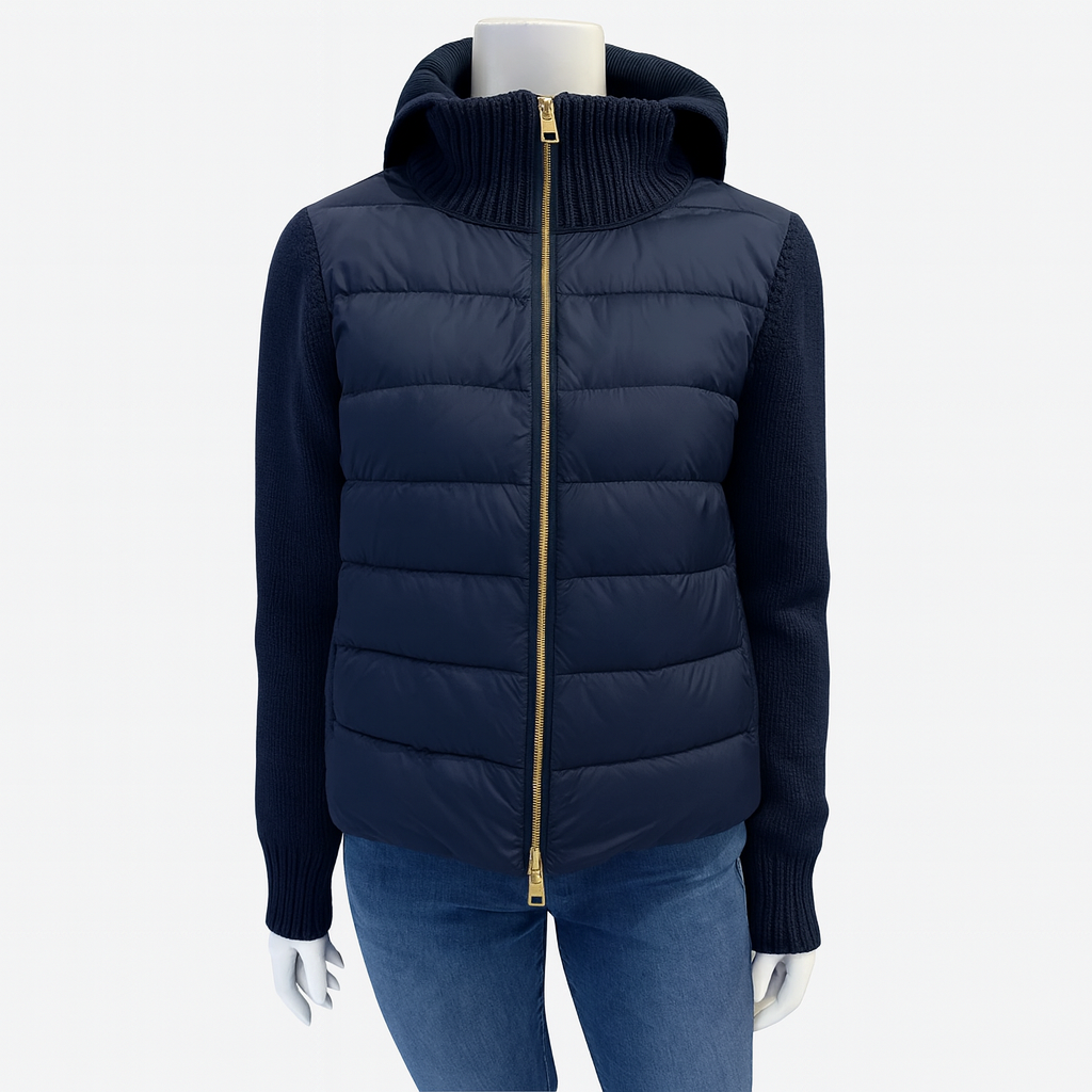 Cortland Park Tahoe Jacket with Cashmere Navy