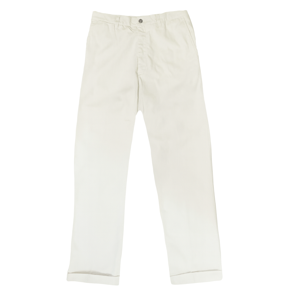Beige pants on a white background