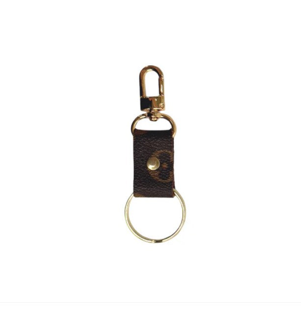 Beaudin Designs Clip Key Chain in Upcycled LV