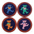 Smathers & Branson Dancing Bear Coasters