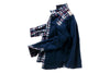 Relwen DBL-FACED FLANNEL - NAVY WHITE RED PLAID