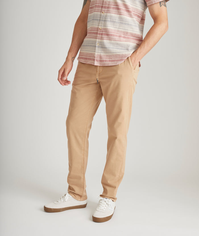 Marine Layer Saturday Pant - Slim Fit-faded khaki